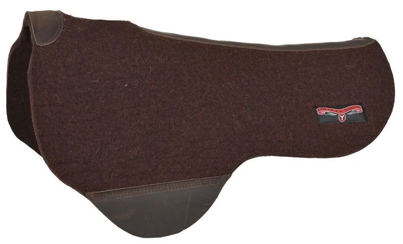 Dropped Rigging Trail Pad - Chocolate - 34"D x 28"S x 3/4"