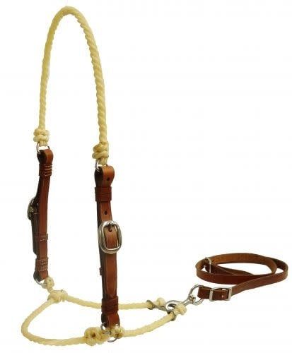 Showman Rope Noseband with Tie Down