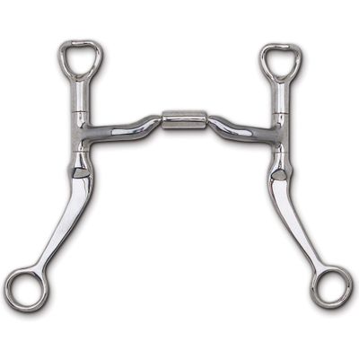 Myler Flat Shank Low Port Comfort Snaffle MB 04 - 5"