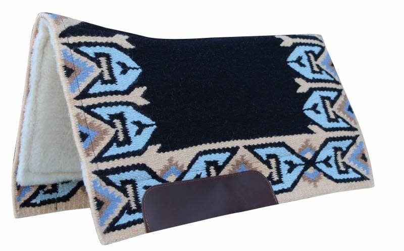 Professional's Choice Ocotillo Saddle Pad - Onyx 33"D X 38" L