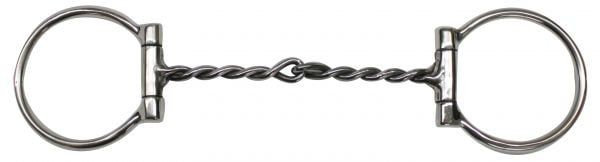 Dee Ring - Twisted Stainless Steel Snaffle, 5"