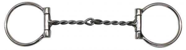 Dee Ring - Twisted Stainless Steel Snaffle, 5"