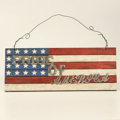 Wood Sign - Pride of America