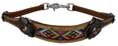 Wither Strap - Beaded with Flowers