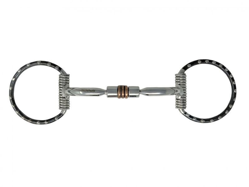 Dee Ring - Spotted with Copper Roller - 5"