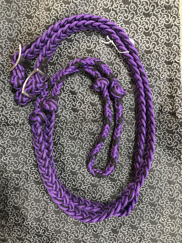 Nylon Braided Barrel Rein