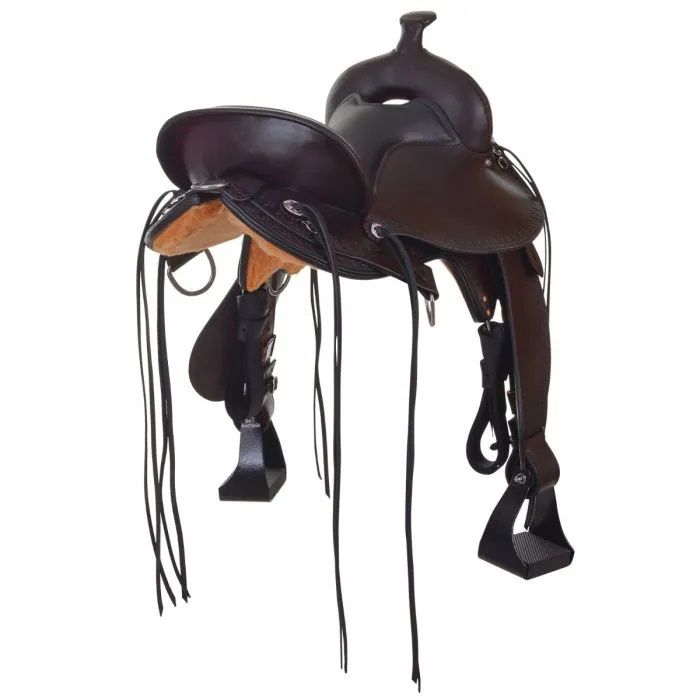 16" Wide Bar Circle Y Alabama Trail -Spider Saddle