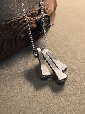 Necklace - Triple Horseshoe Nail