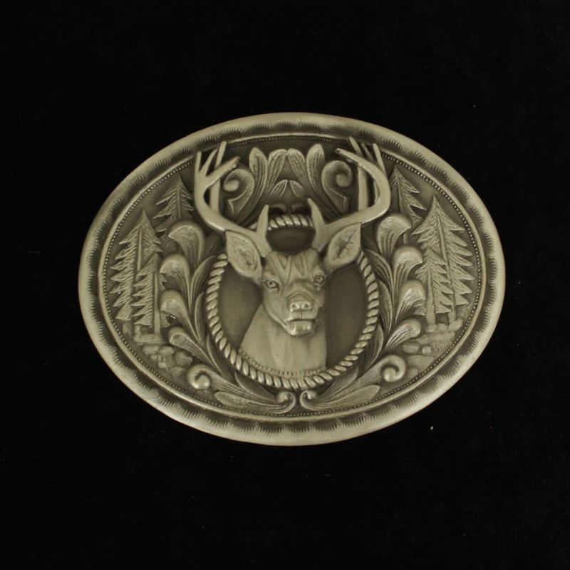 Belt Buckle - Buck in Center
