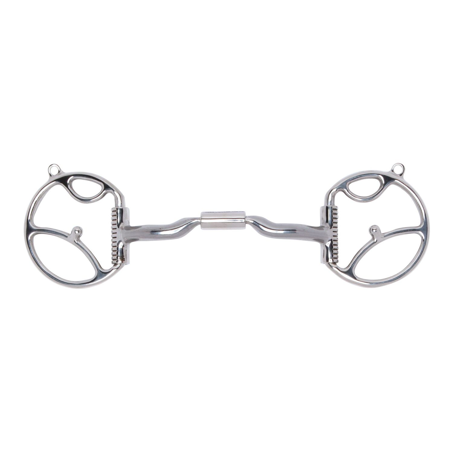 Myler Western Dee with Hooks and Low Port Comfort Snaffle MB 04 - 5"