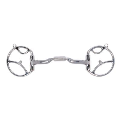 Myler Western Dee with Hooks and Low Port Comfort Snaffle MB 04 - 5"
