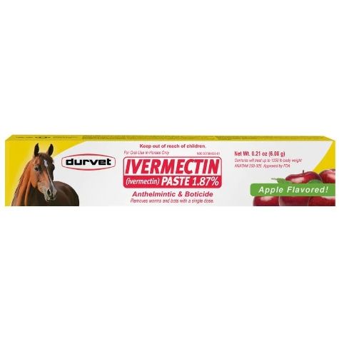 Durvet Ivermectin Paste for Horses 1.87%