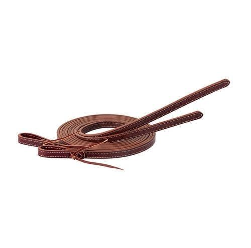 Leather Weaver Protack Weighted Reins BU 5/8" x 8