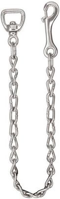 Lead Chain, Nickel Plate, 1 Lead Chain, Nickel Plate, 1" Swivel - 30"