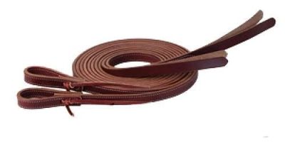 Showman Split Reins w/ Popper - 5/8" x 8'