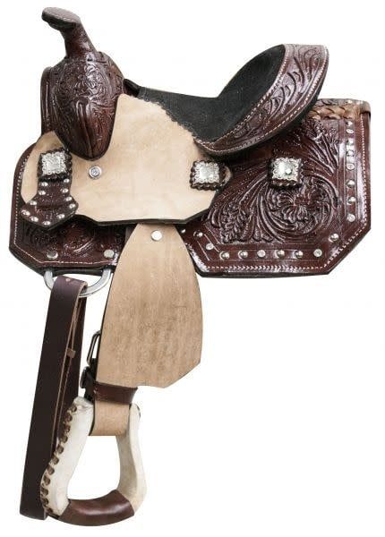 8" Mini Bar Saddle - Dark Oil