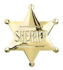 Badge - Sheriff Pin Gold