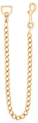 Lead Chain, BrassPlate, 1" Swivel - 30"