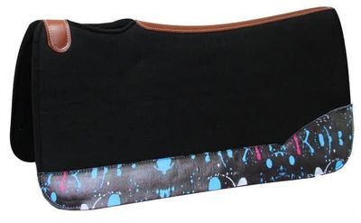 Showman Felt Pad with Paint Splash Wear Leathers 24" x 24"