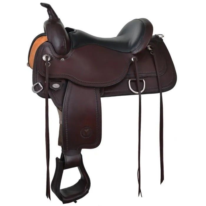 16" Wide Bar Circle Y Topeka Flex2 Trail Saddle