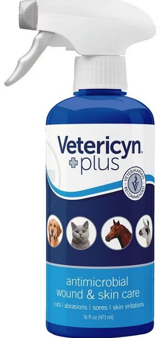 Vetericyn Plus Wound Treatment Spray - 16 oz