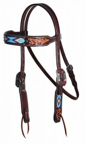 Beaded Browband Headstall