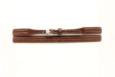 Hat Band - Leather Laced - Brown