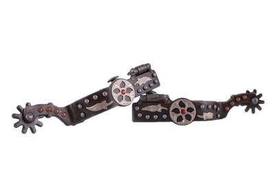 Spurs - Antique Gray with Copper and Silver