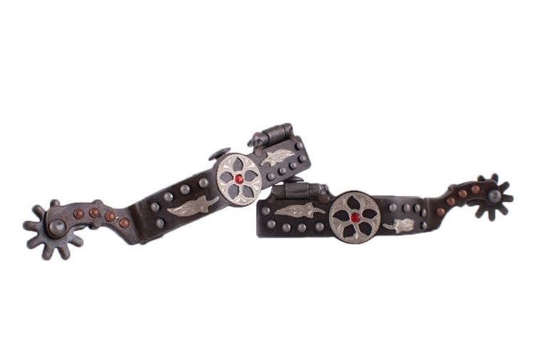Spurs - Antique Gray with Copper and Silver
