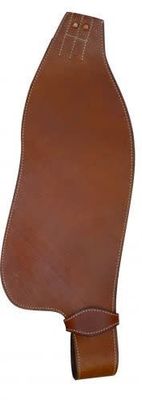 Smooth Leather Replacement Stirrup Fenders (Adult) - Medium Oil