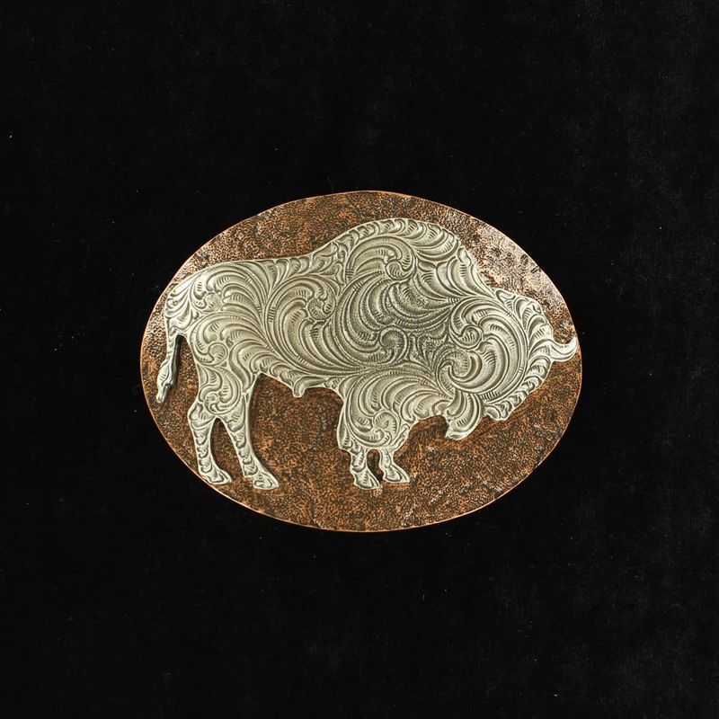 Belt Buckle - Silver Buffalo Belt Buckle - Silver Buffalo