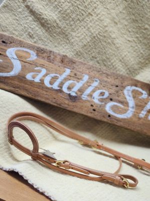 Circle L One Ear Headstall with Buckle Ends & Throat Latch