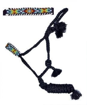 Mule Tape Halter and Lead - Southwest Beaded