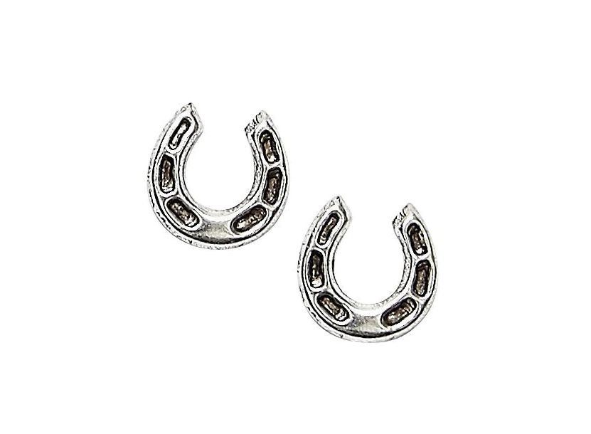 Earrings - Sterling Silver Horseshoes