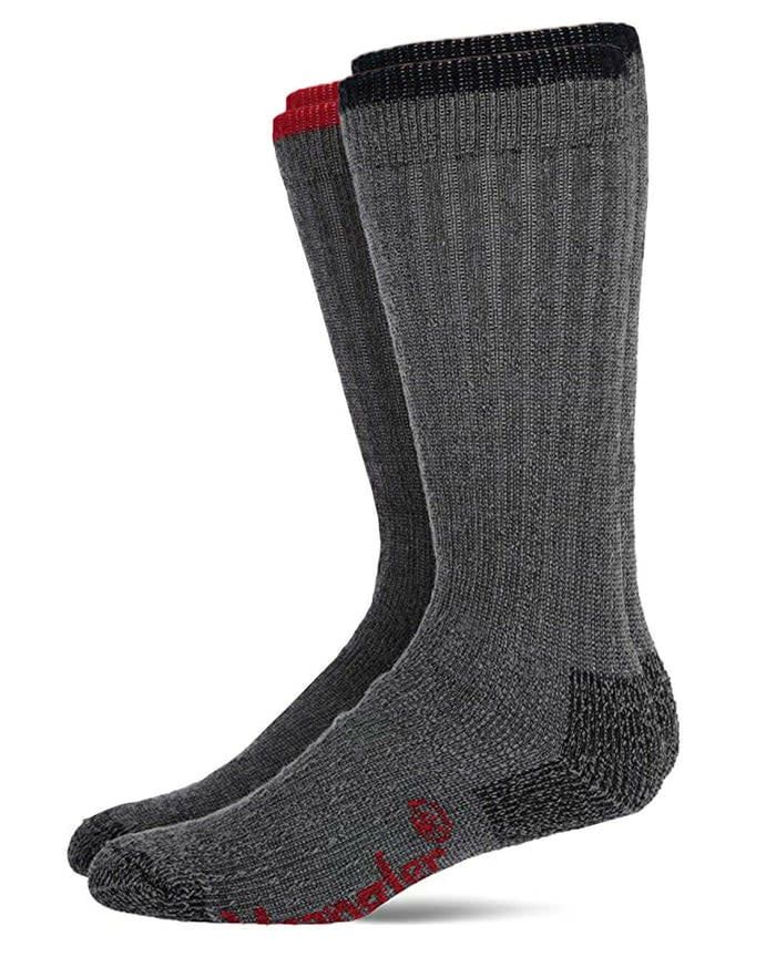 Men's Wrangler Ultra Dri Merino Wool Blend Work Sock - 2PK