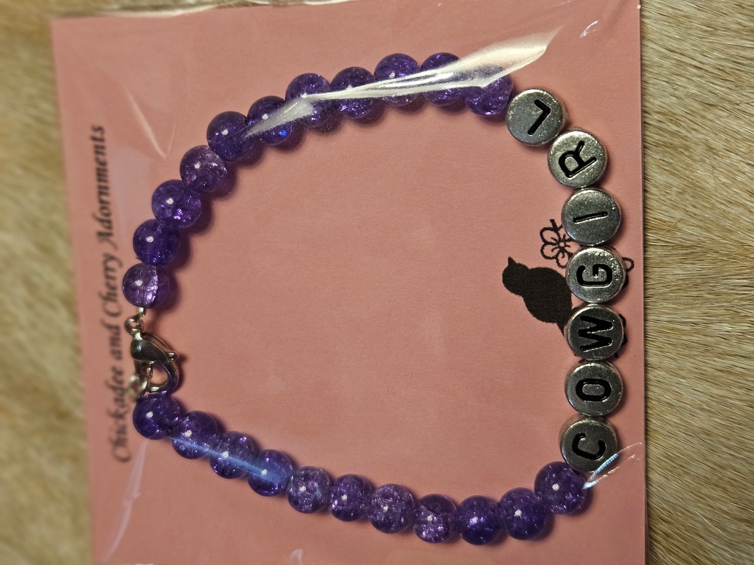 Bracelet - "Cowgirl" Beads, Assorted Colors