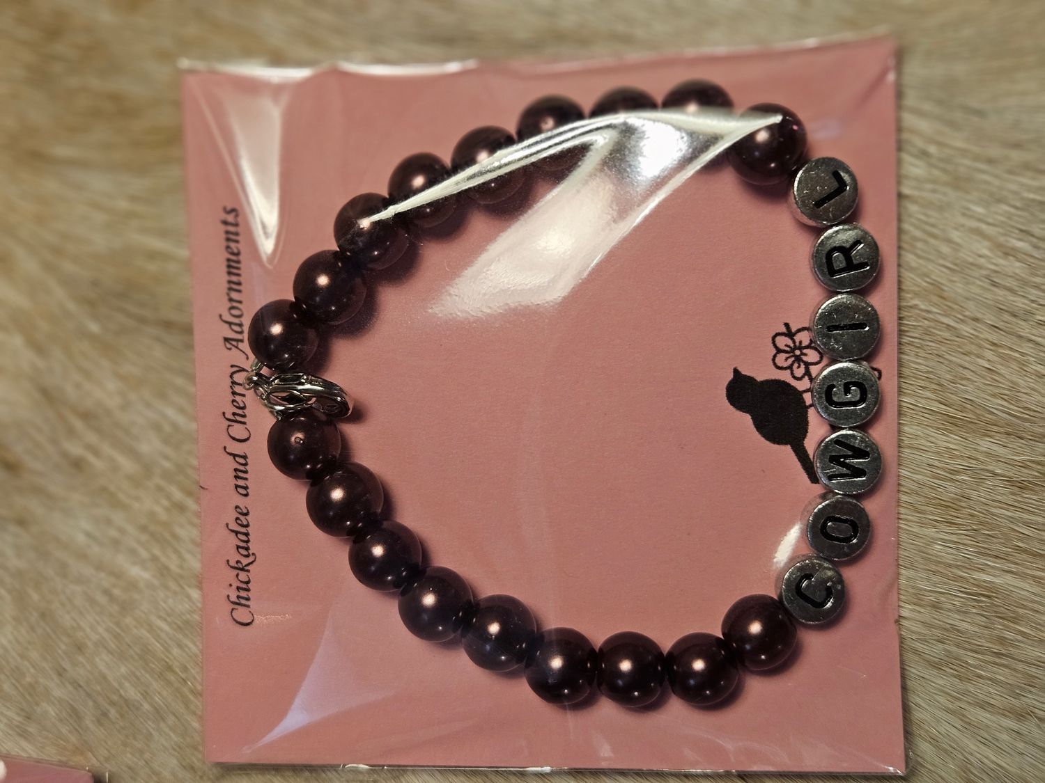 Bracelet - "Cowgirl" Beads, Assorted Colors