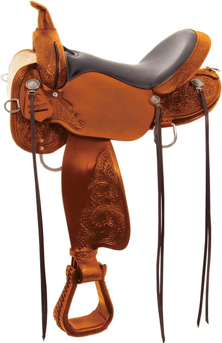 15" Wide Circle Y High Horse Mesquite - Reg Oil