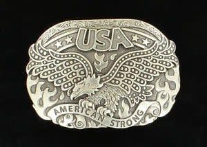 Belt Buckle - Eagle and Fire