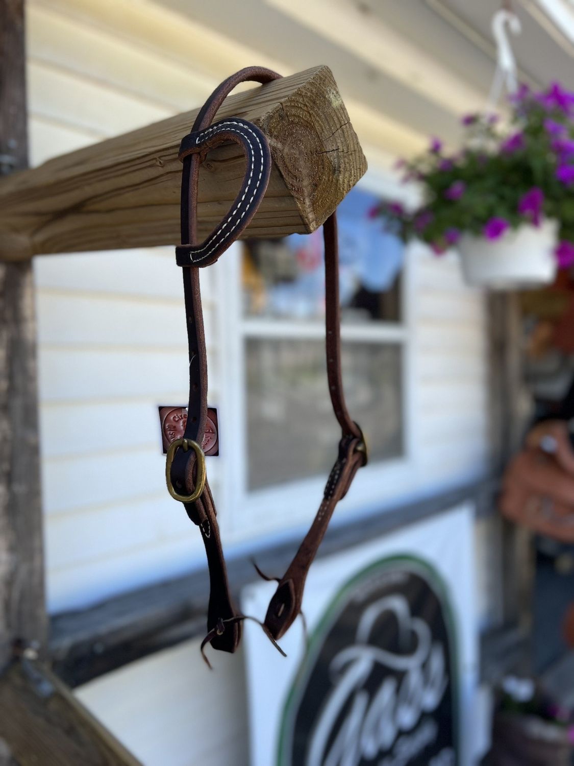 Circle L One Ear Headstall Dark Oil
