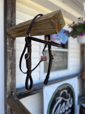 Circle L Training Headstall, D.Oil - Small Horse