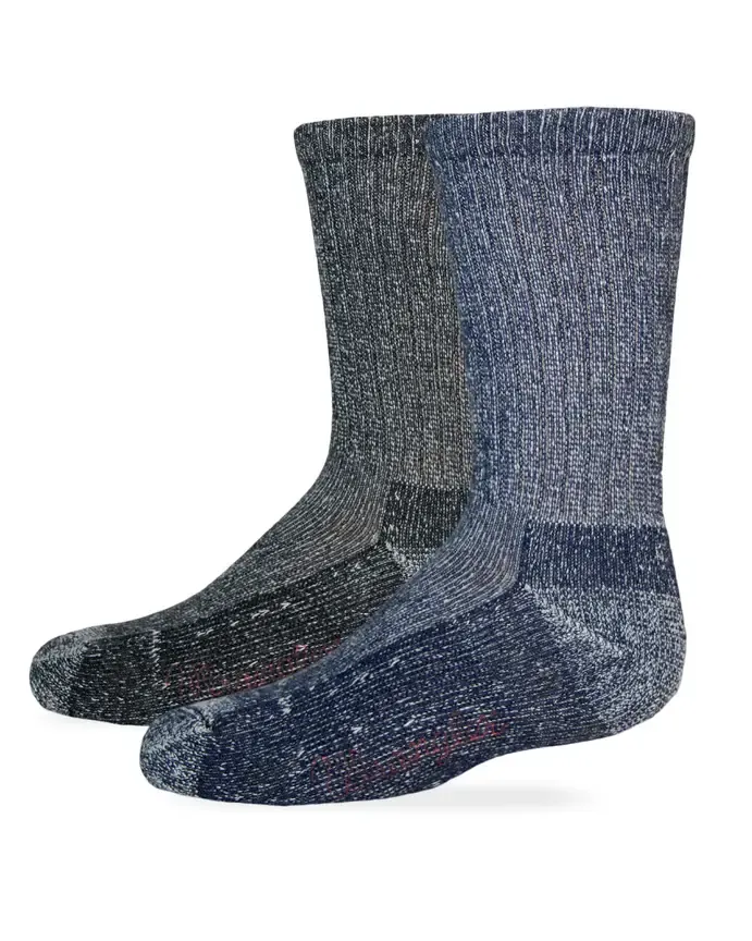 Youth Wrangler Heavyweight 50% Merino Wool Boot Sock - 2PK