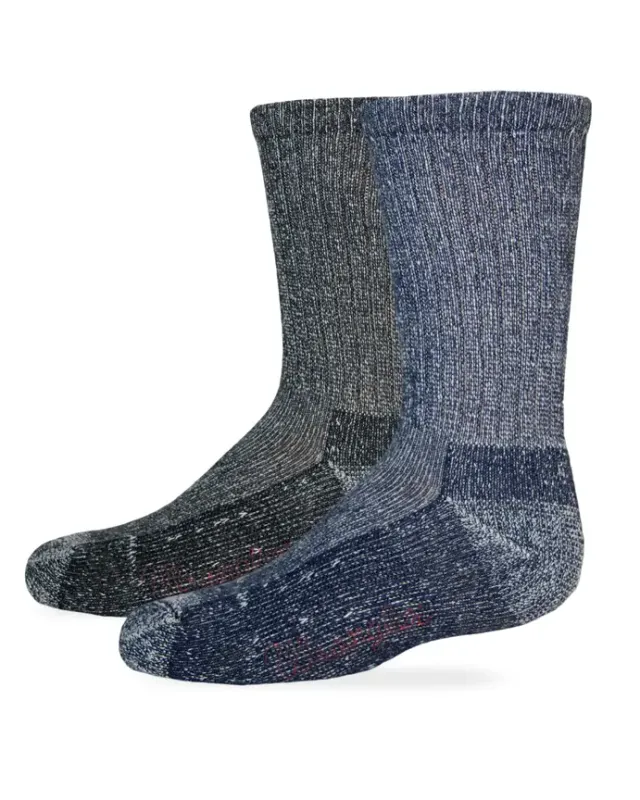 Youth Wrangler Heavyweight 50% Merino Wool Boot Sock - 2PK