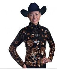 Women's Royal Highness Copper Rose Show Jacket - L