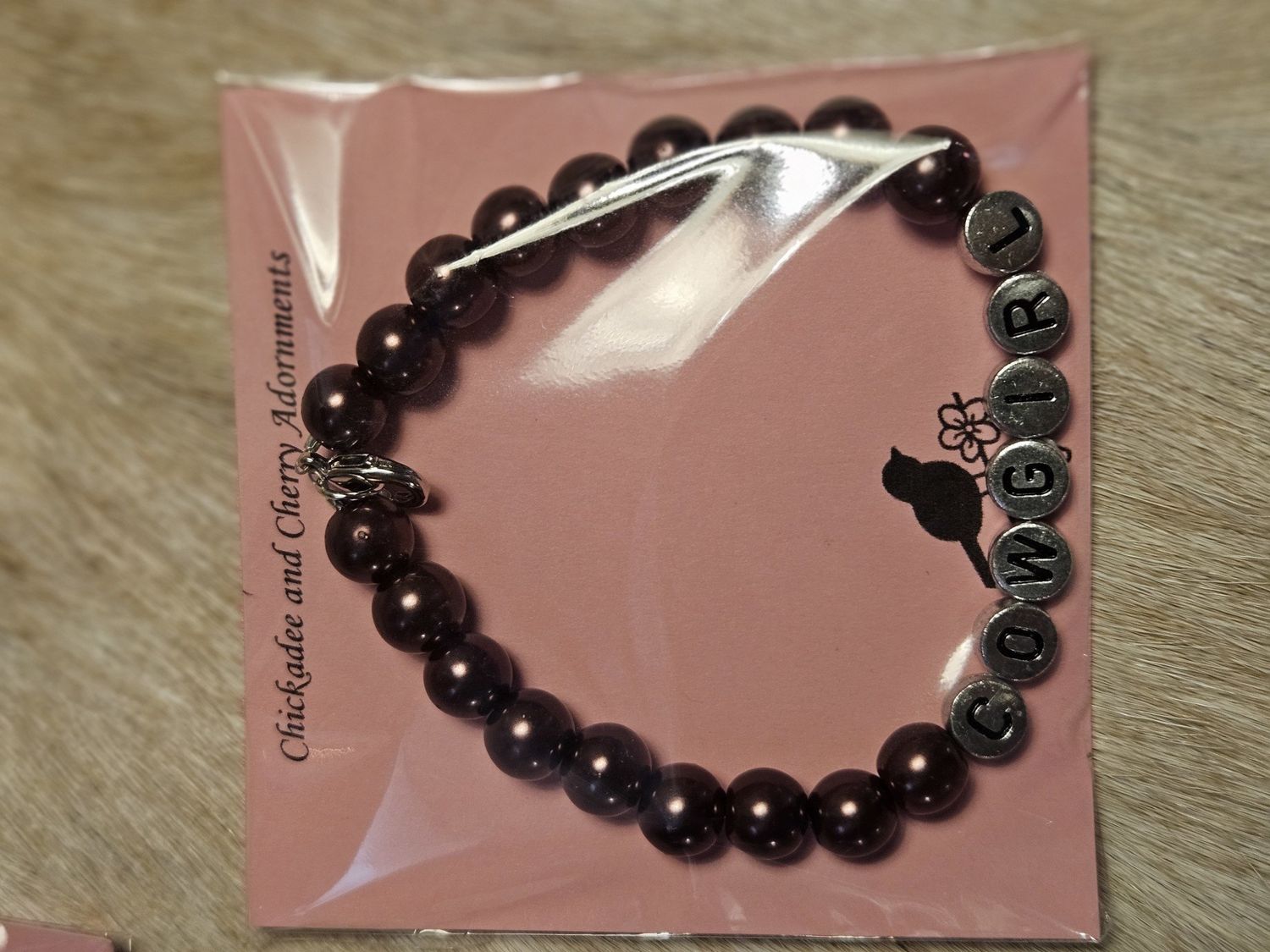 Bracelet - "Cowgirl" Beads, Assorted Colors