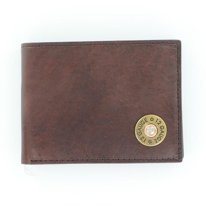 Wallet - Nocona Brown Bill Fold Wallet - Bullet