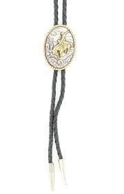 Bolo Tie - Oval Bucking Horse