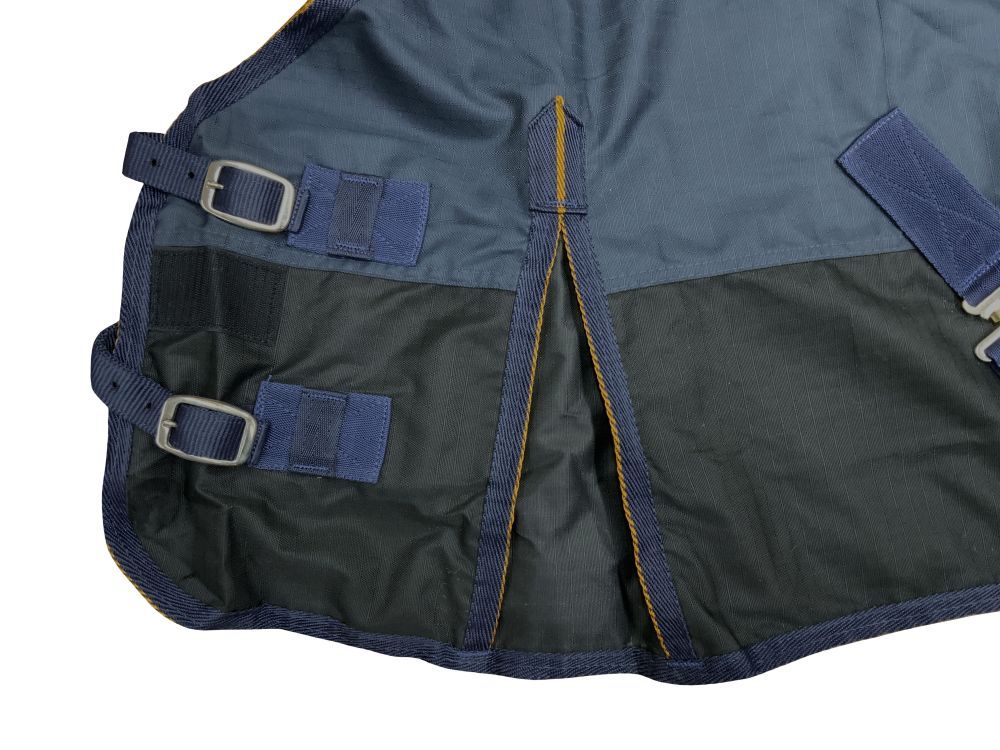 600D Waterproof Turnout Sheet Blue PONY/YEARLING 48"-54"