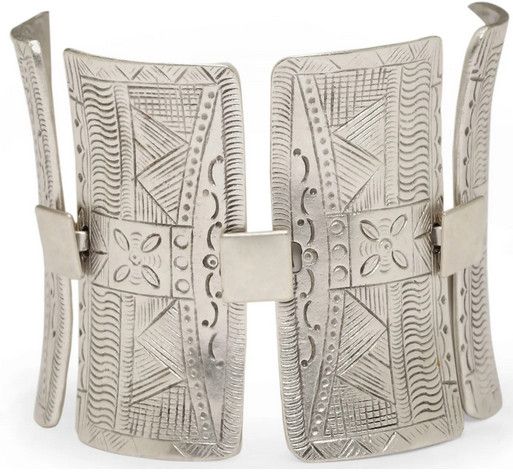 Bracelet - 4-Plate - Pewter
