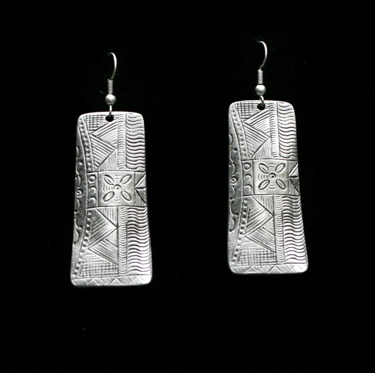 Earrings - Handmade - Pewter